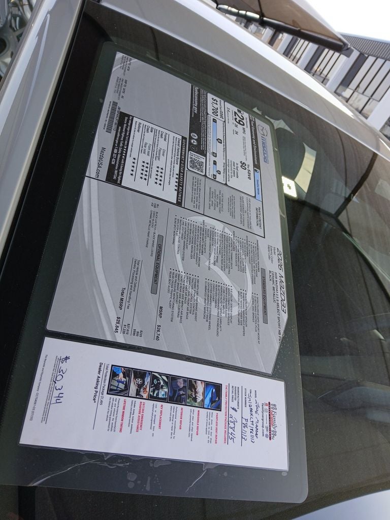 2026 Mazda Mazda3 Hatchback 2.5 S Select Sport Base