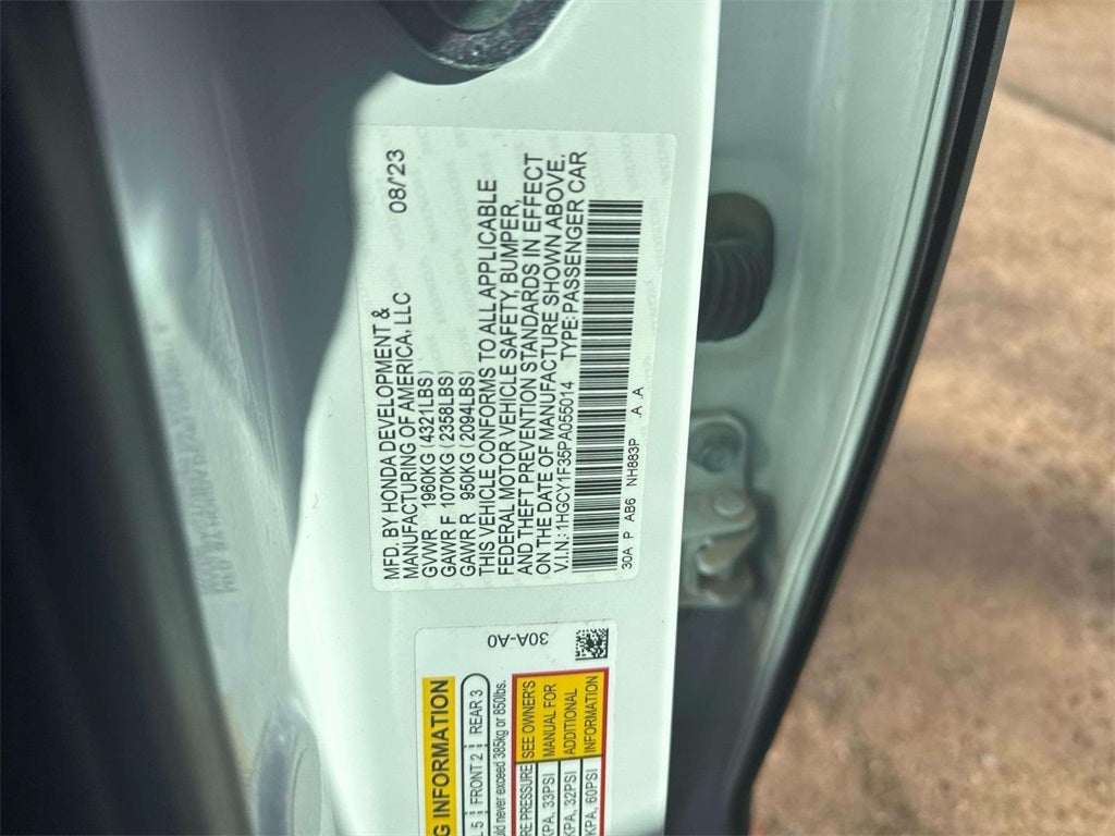 2023 Honda Accord EX