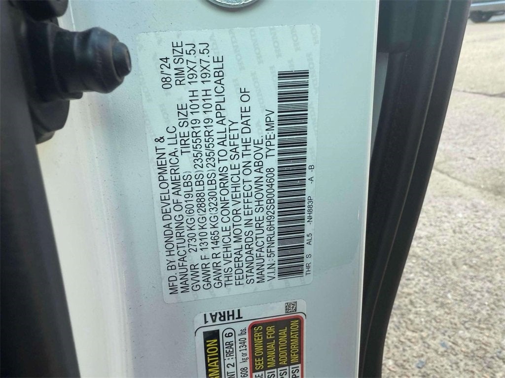 2025 Honda Odyssey Elite