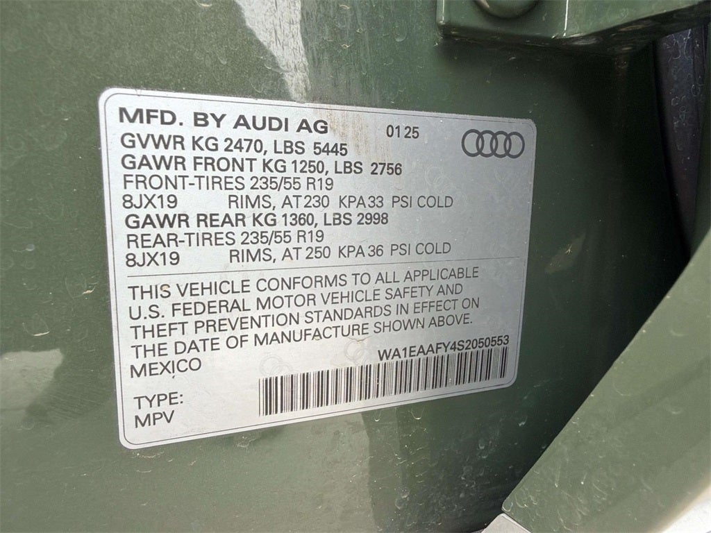 2025 Audi Q5 45 S line Premium Plus quattro