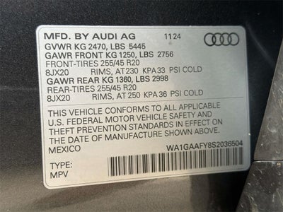 2025 Audi Q5 45 S line Premium quattro