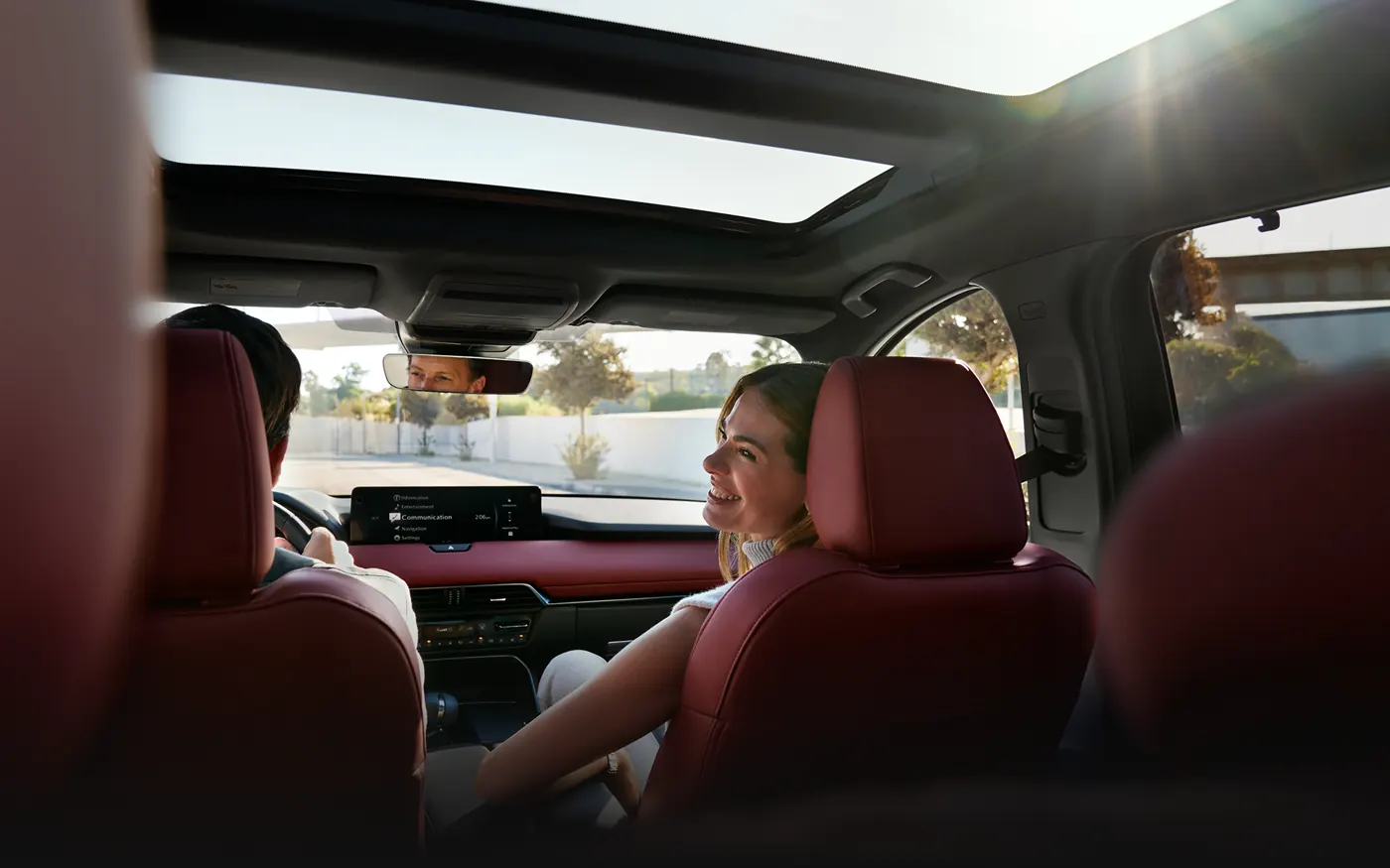 Friends riding in the 2-row 2027 Mazda CX-90 | Family Mazda of Bossier City in Bossier City LA